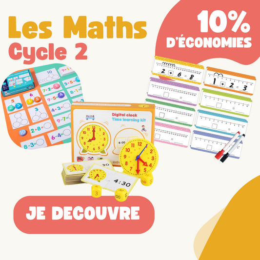 🧮 Kit pour le Cycle 2 (CP, CE1, CE2) : Les Bases en S’amusant