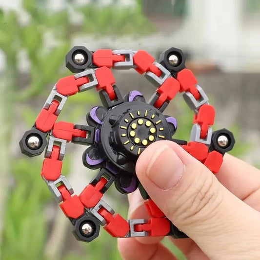 Fidget toy hand spinner gros plan