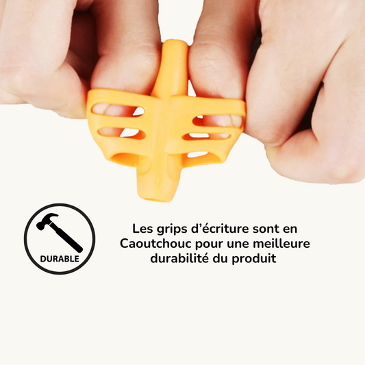 Lot de 3 Grips d'Écriture Ergonomiques – Améliorez la Posture et la Prise en Main du Stylo