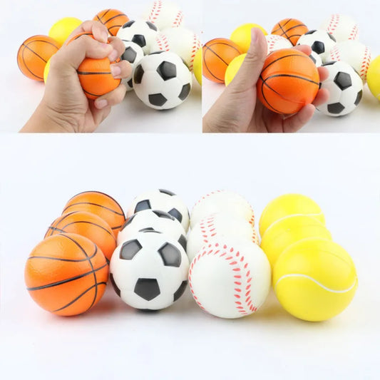 Squishy anti stress balles de sport dimensions