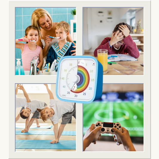 Time Timer 60 minutes - Un outil visuel pour mieux gérer le temps, idéal pour les enfants 🌈⏰