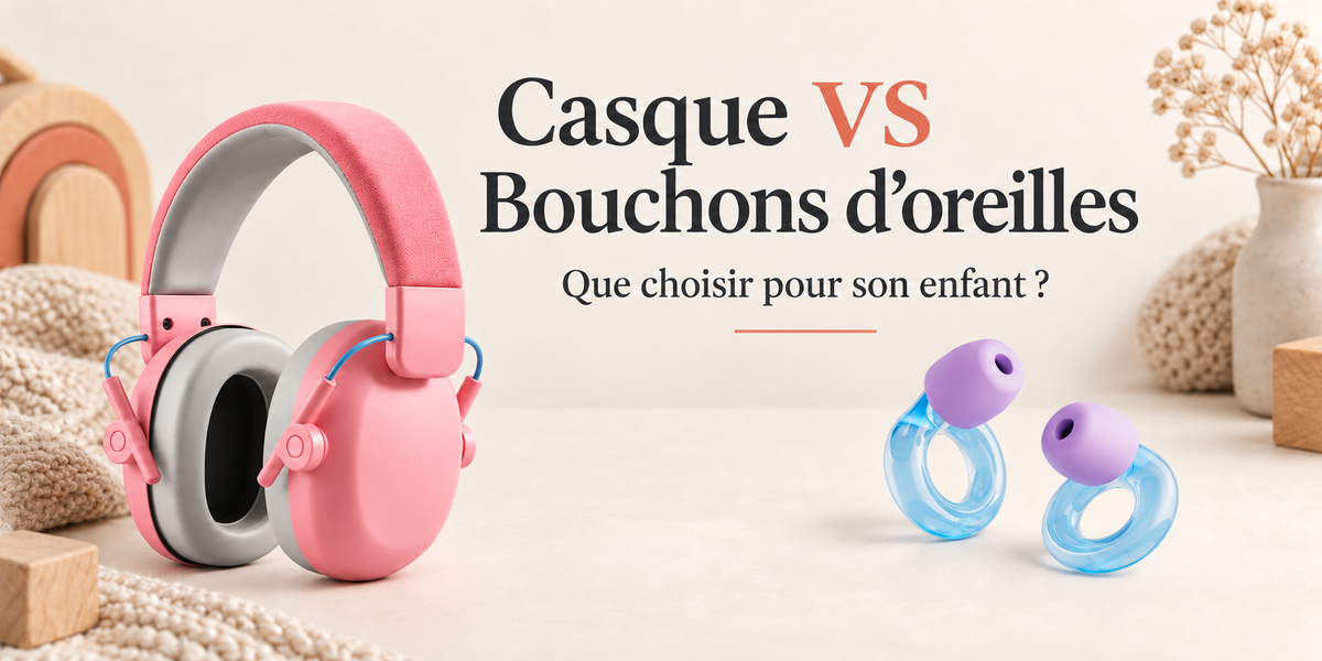 Casque antibruit rose ApprentiKids face aux bouchons Loop Engage Kids 2 : que choisir pour son enfant ?
