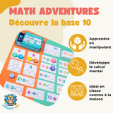 Découvre la Base 10 en t'amusant avec "Math Adventures" ! 🧮✨