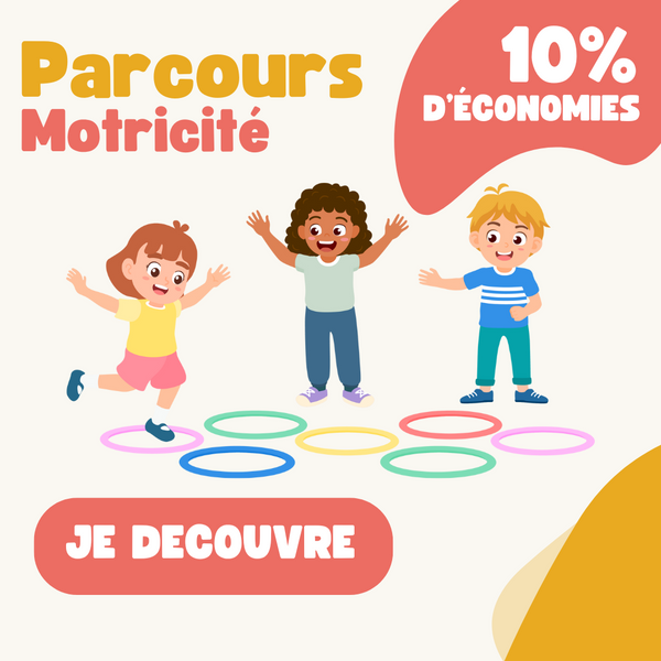 Kit parcours de motricité – 3 demi-sphères sensorielles