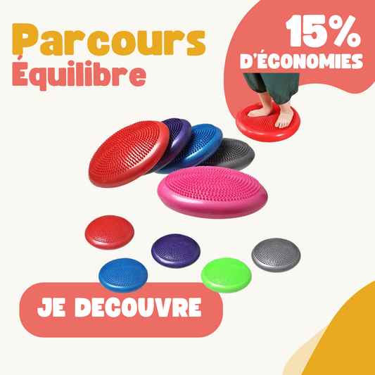 Le Kit Parcours Équilibre :  Améliorez l'Équilibre et la Stabilité avec des Coussins d'Équilibre ⚖️