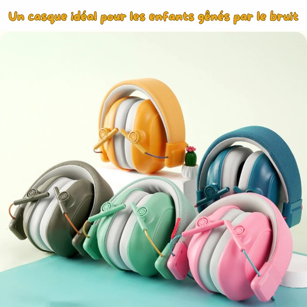 Casque Anti-bruit pour Enfants – Protection Auditive et Concentration Optimale 🔇🧠