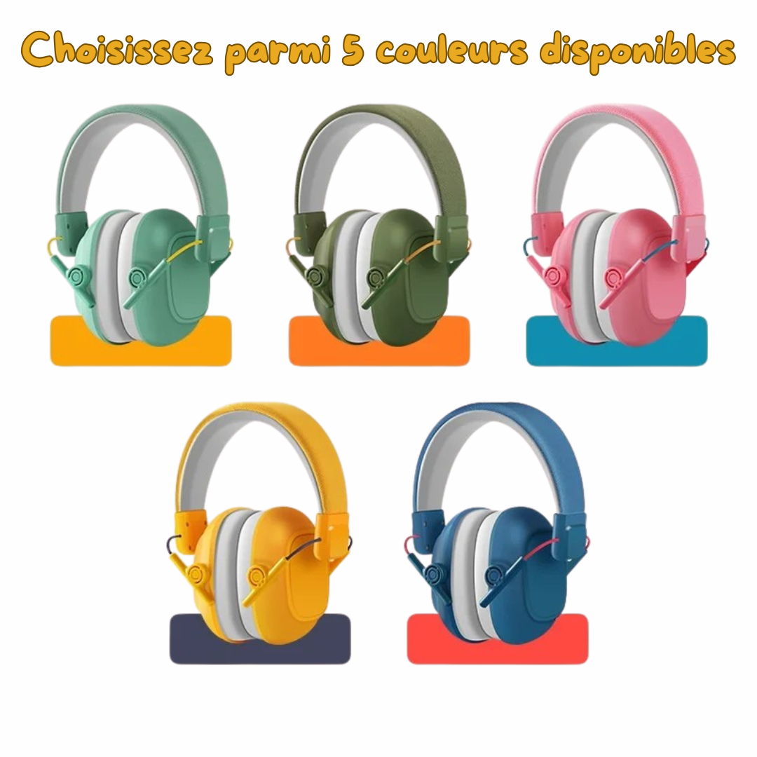 Casque Anti-bruit pour Enfants – Protection Auditive et Concentration Optimale 🔇🧠