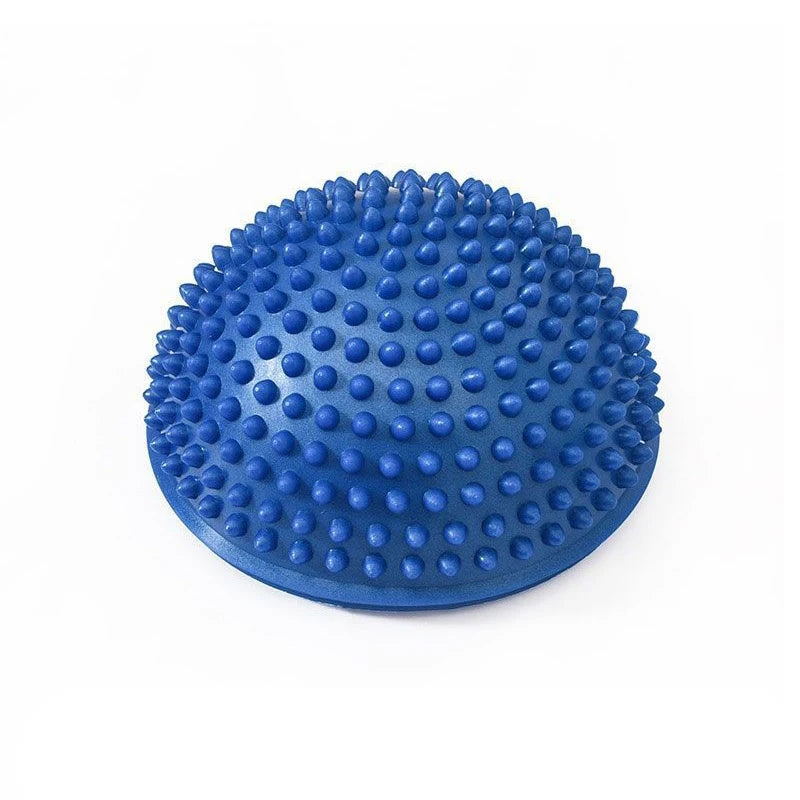 Demi-sphère sensorielles à picots bleus pour parcours de motricité