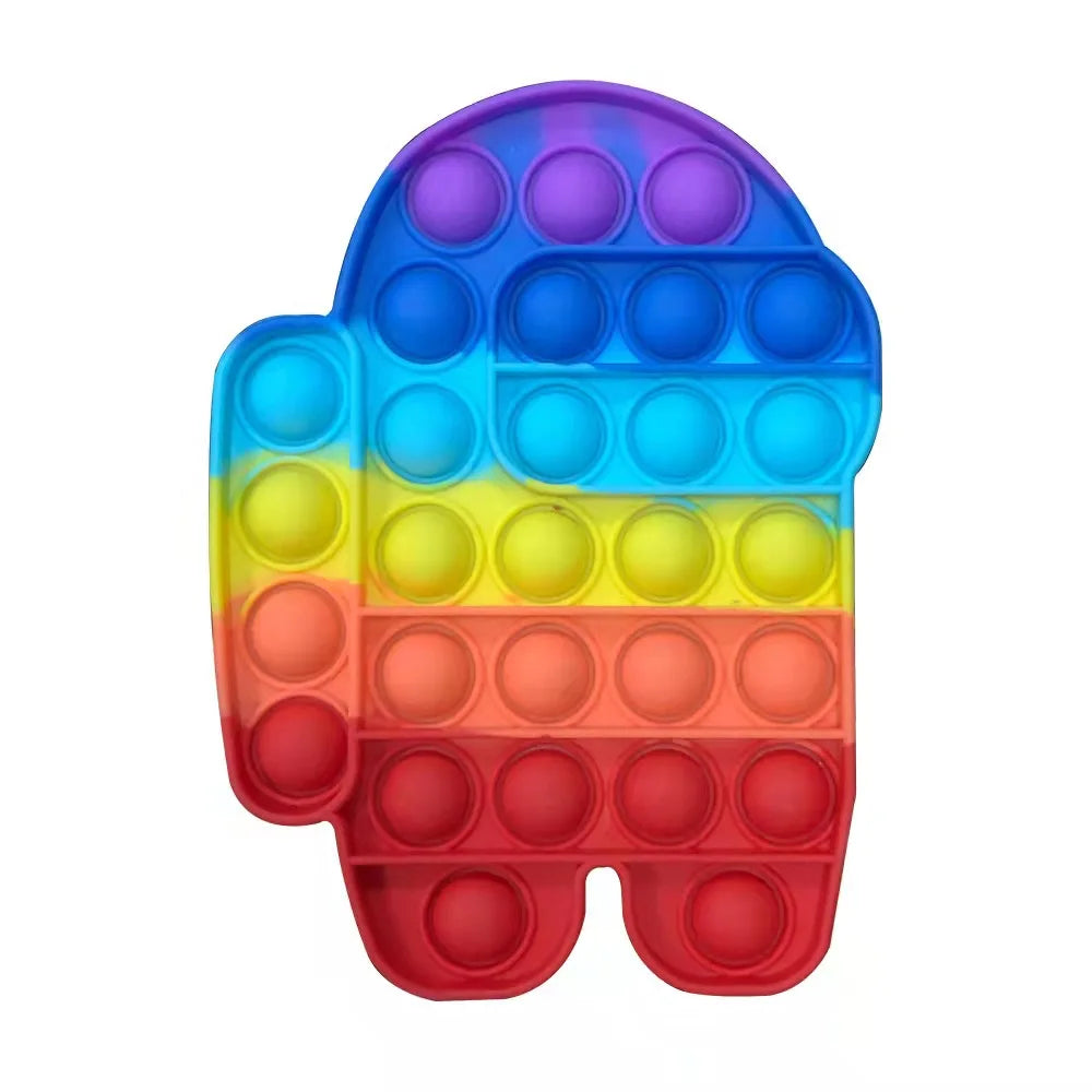 Fidget Toys Bubble Push-It bonhomme arc en ciel 4