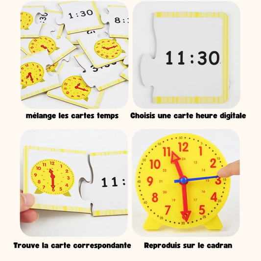 Apprends l'heure en jouant avec TIC TAC Tactile ! ⏰🌎