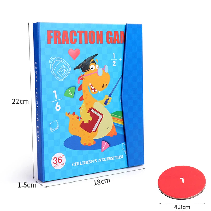 Le Livre Magnétique des Fractions :  Un Voyage Ludique dans le Monde des Nombres ! 🧮✨