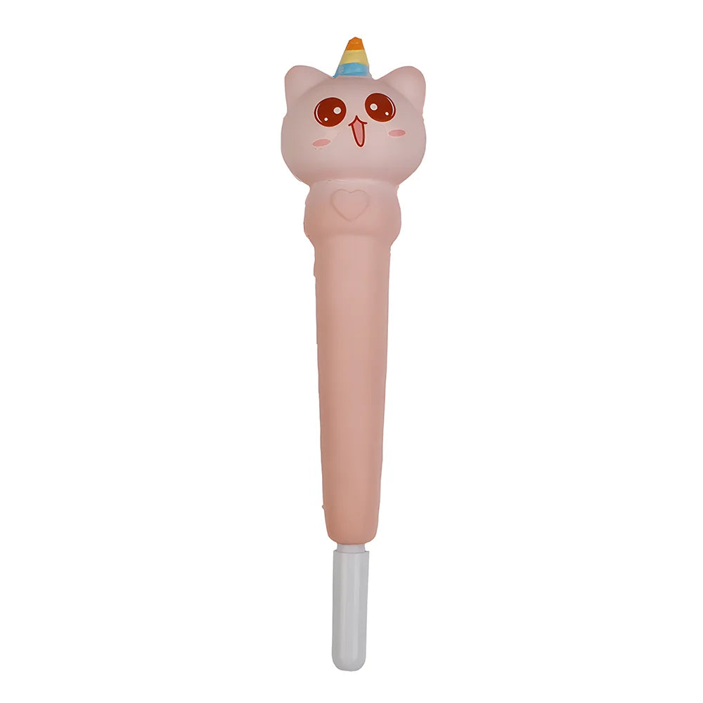 Stylo Squishy Kawaii Chat Licorne