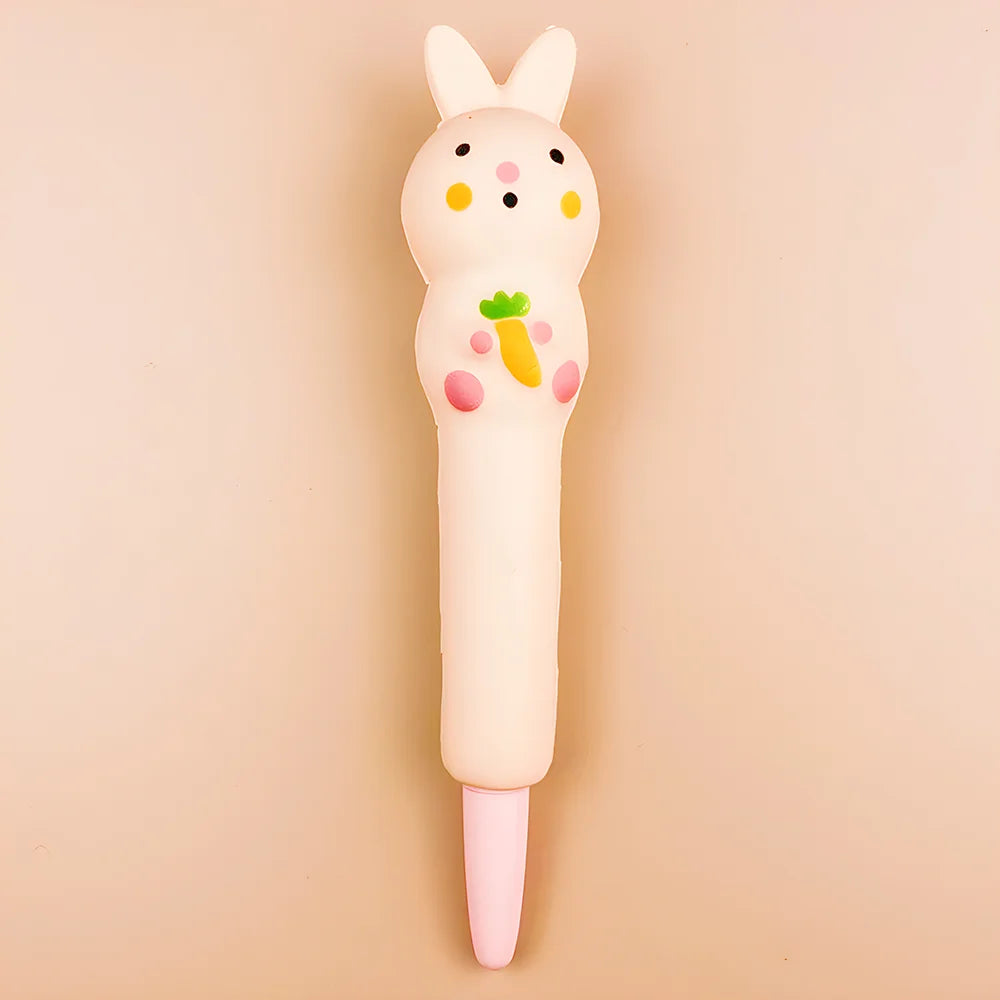 Stylo Squishy Kawaii Lapin Blanc