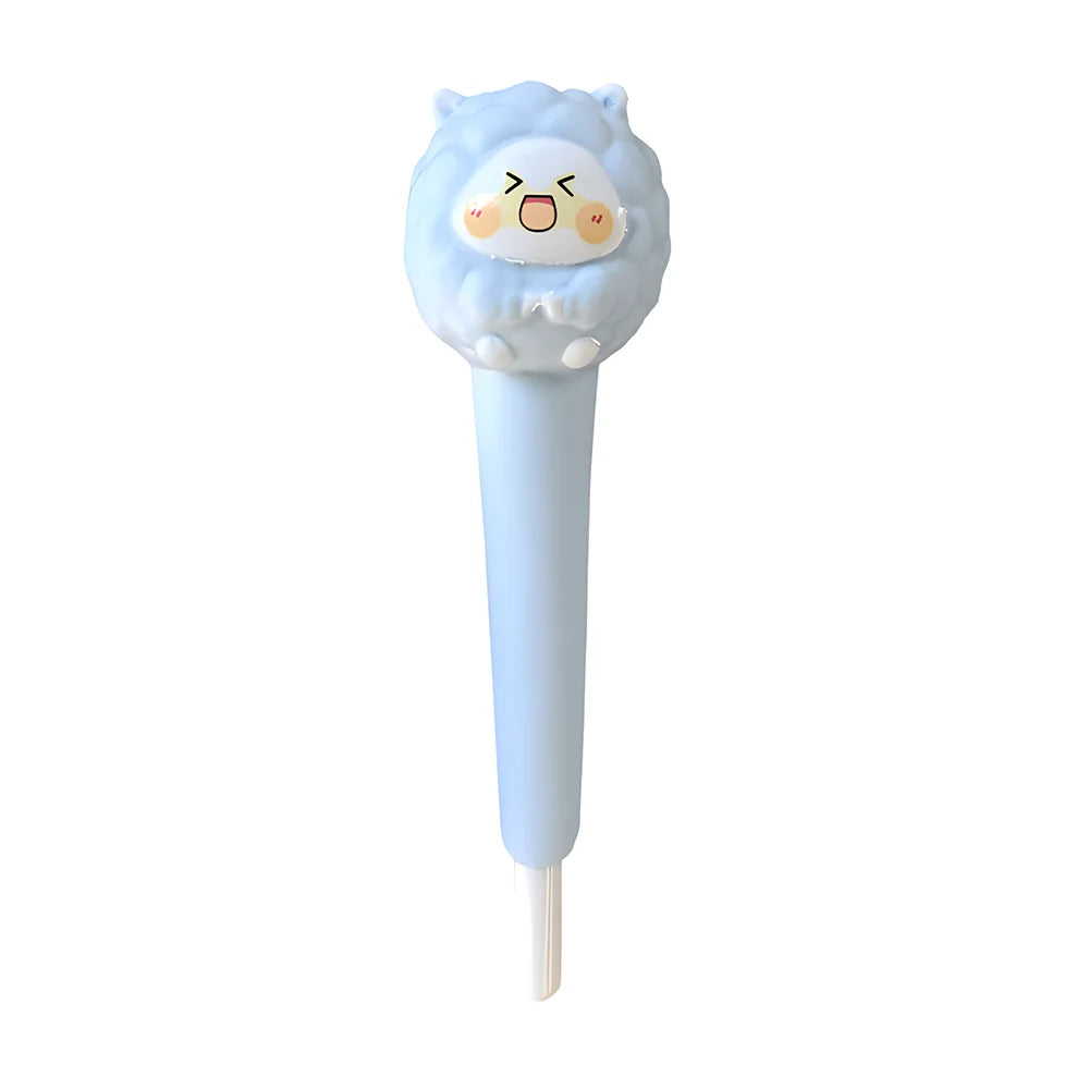 Stylo Squishy Kawaii Mouton Bleu