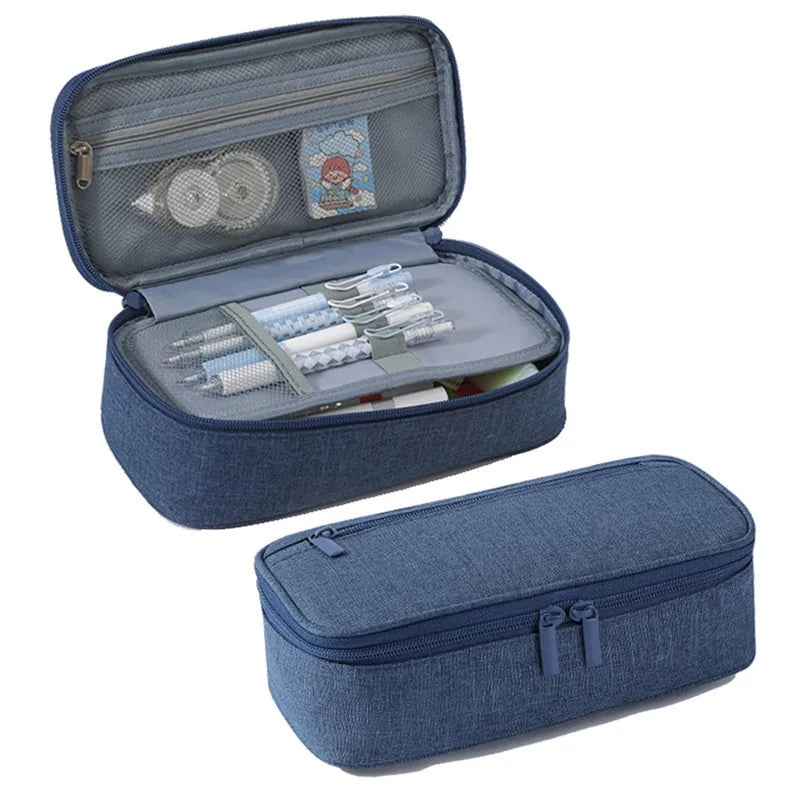 Trousse Scolaire 3 Compartiments - Idéale pour les Écoliers 📓