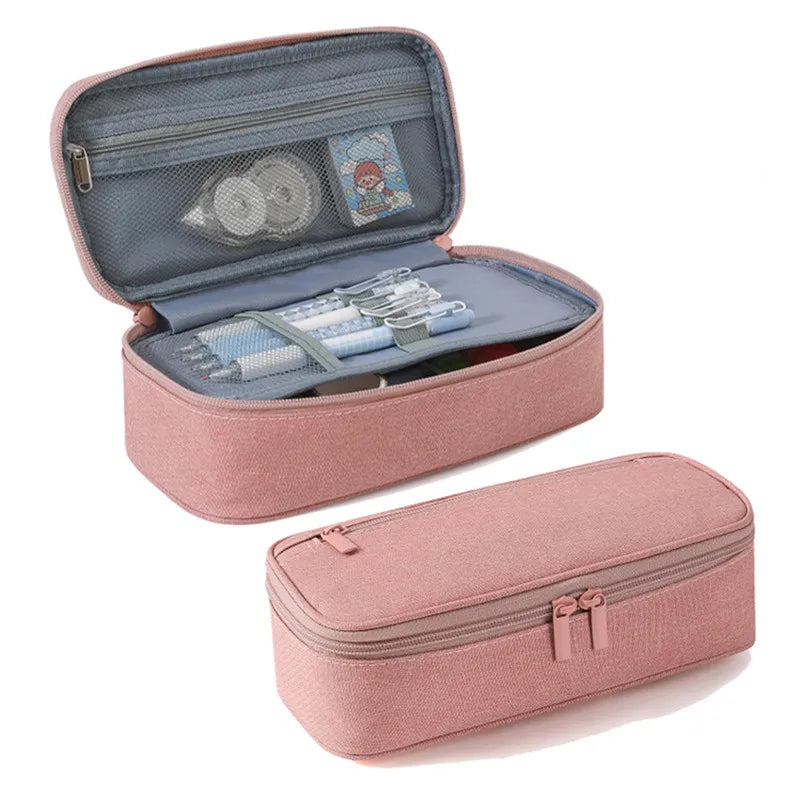 Trousse Scolaire 3 Compartiments - Idéale pour les Écoliers 📓