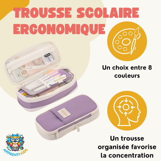 Trousse Scolaire Ergonomique - Conçue pour le Confort 😊