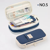 trousse scolaire ergonomique bleu marine