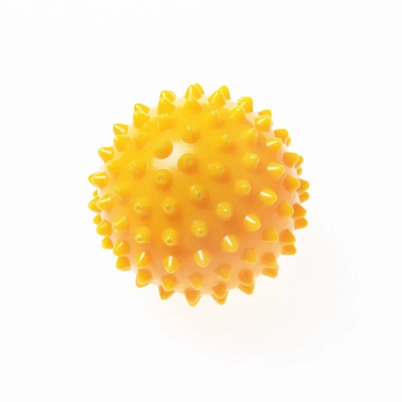 Balles sensorielles de massage à picots jaune