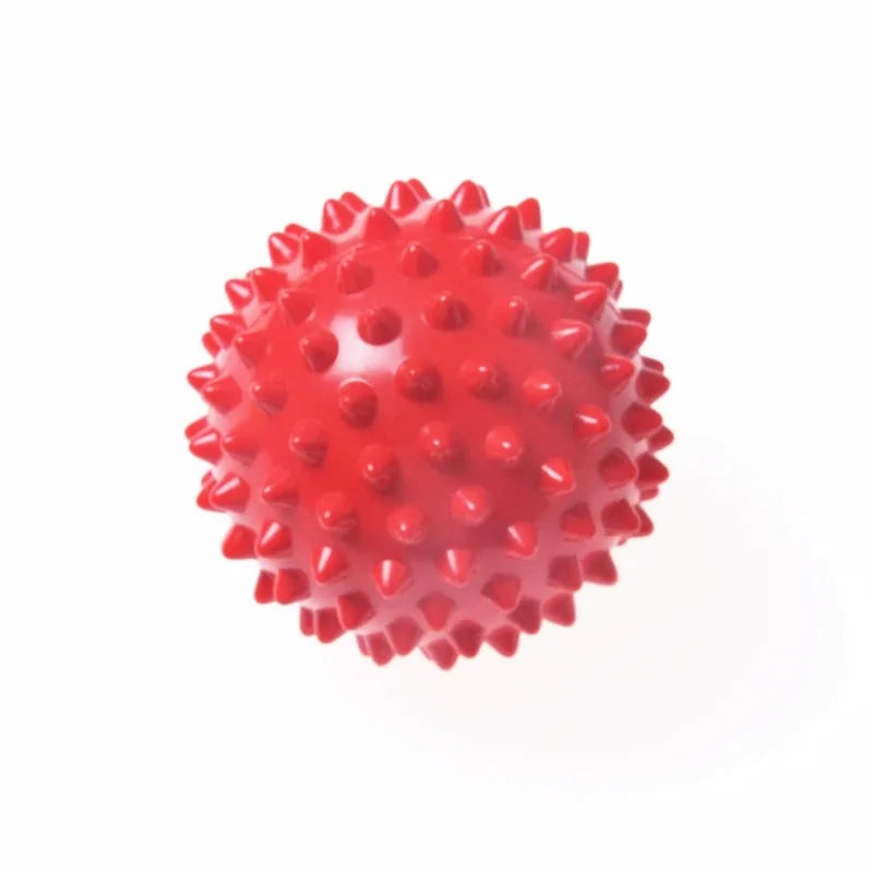 Balles sensorielles de massage à picots rouge
