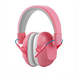 Casque antibruit enfant ApprentiKids rose avec arceau réglable et coussinets rembourrés.