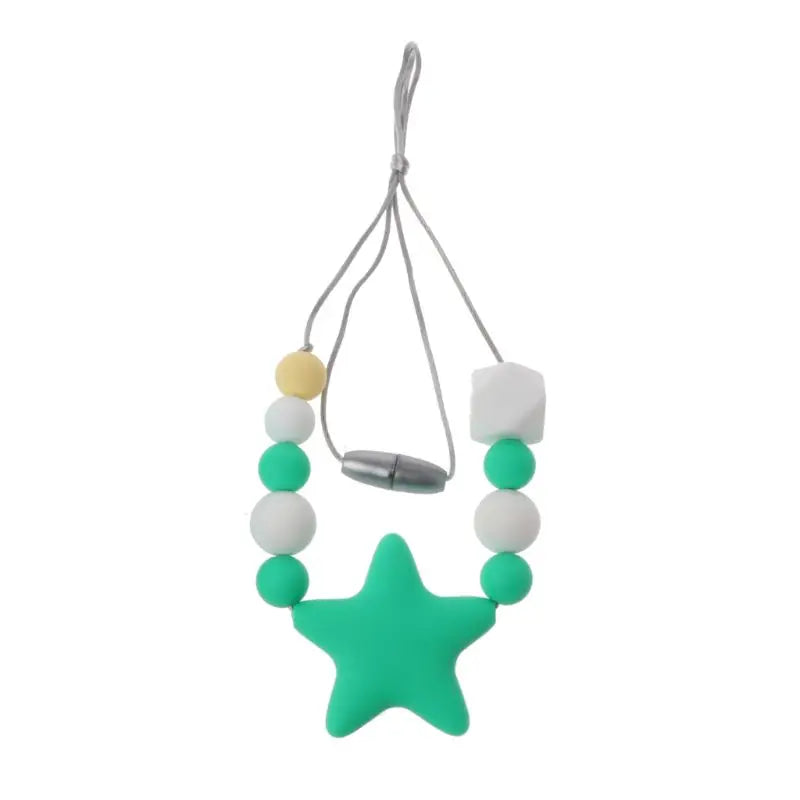 Fidget Toy collier à mâcher turquoise