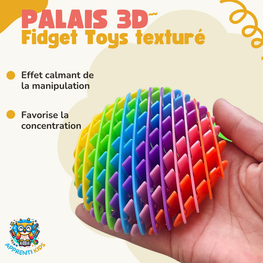Fidget Toys - Toy 3D Texturé Anti-Stress