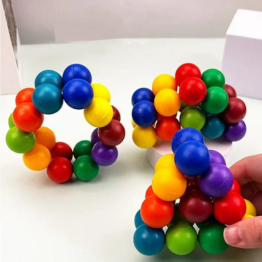 Fidget Toys - Lot de 20 Billes Aimantées pour Puzzles 3D 🧩