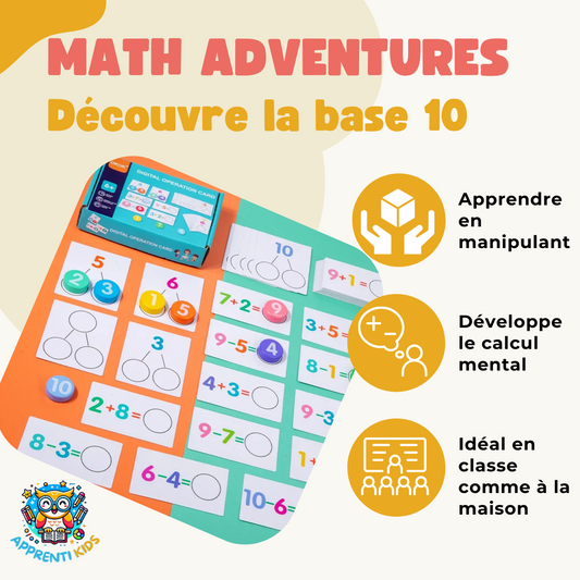 Découvre la Base 10 en t'amusant avec "Math Adventures" ! 🧮✨
