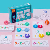 Jeu éducatif pour enfant pour apprendre les additions et soustractions en base 10 en manipulant