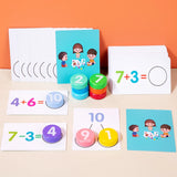 Jeu éducatif pour enfant pour apprendre la base 10 (additions et soustractions) en manipulant