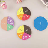 Jeu de Manipulation Montessori pour apprendre les fractions