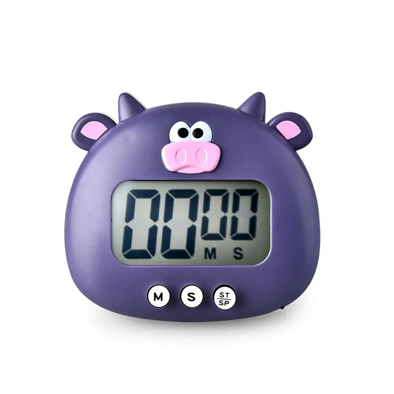 timer minuterie animaux rigolos boeuf