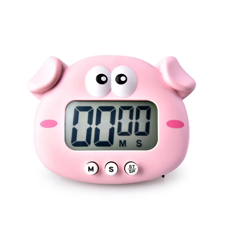 timer minuterie animaux rigolos cochon