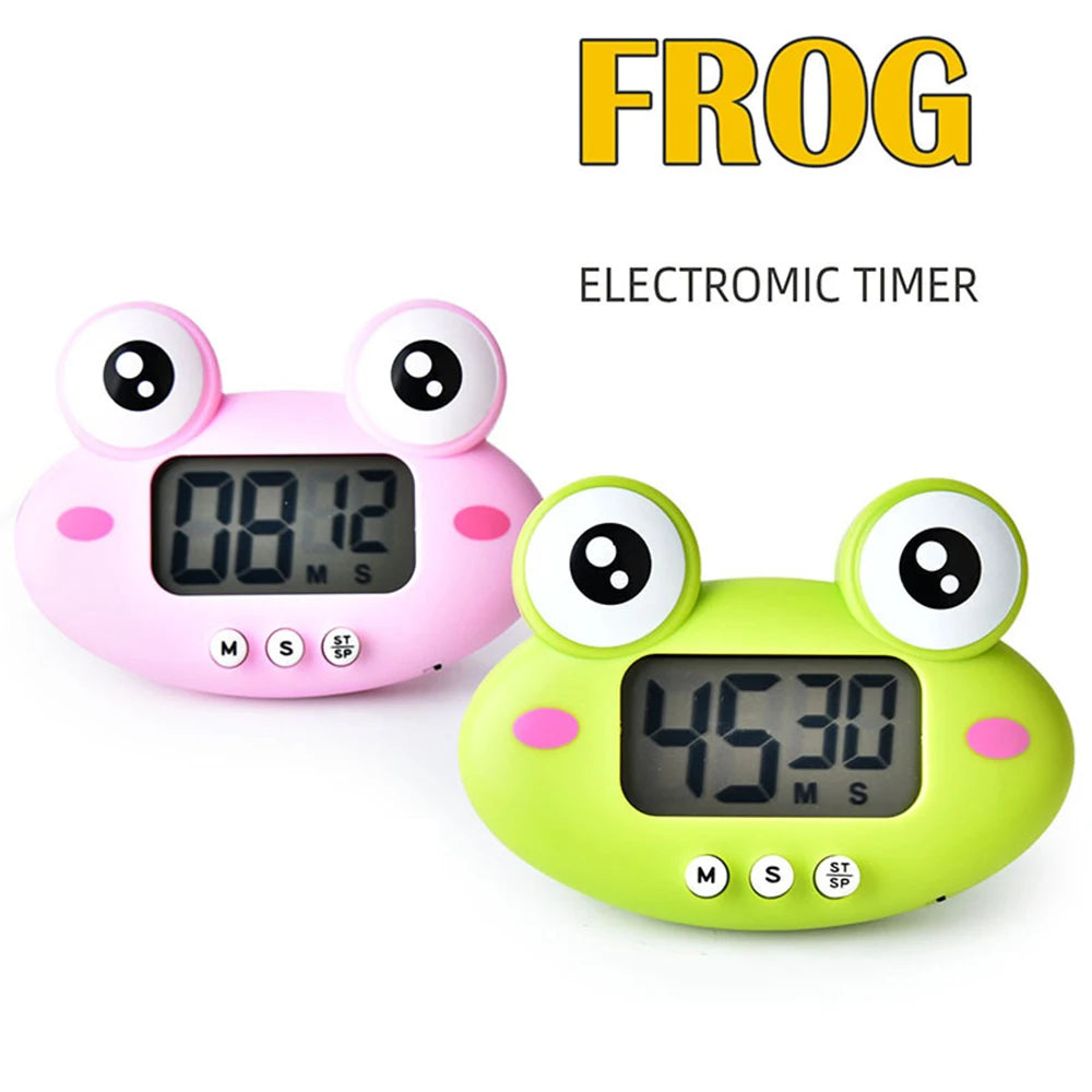 timer minuterie animaux rigolos frog