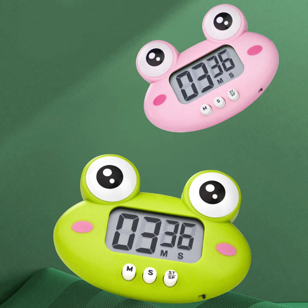 timer minuterie animaux rigolos grenouilles