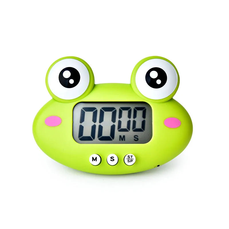 timer minuterie animaux rigolos grenouille verte