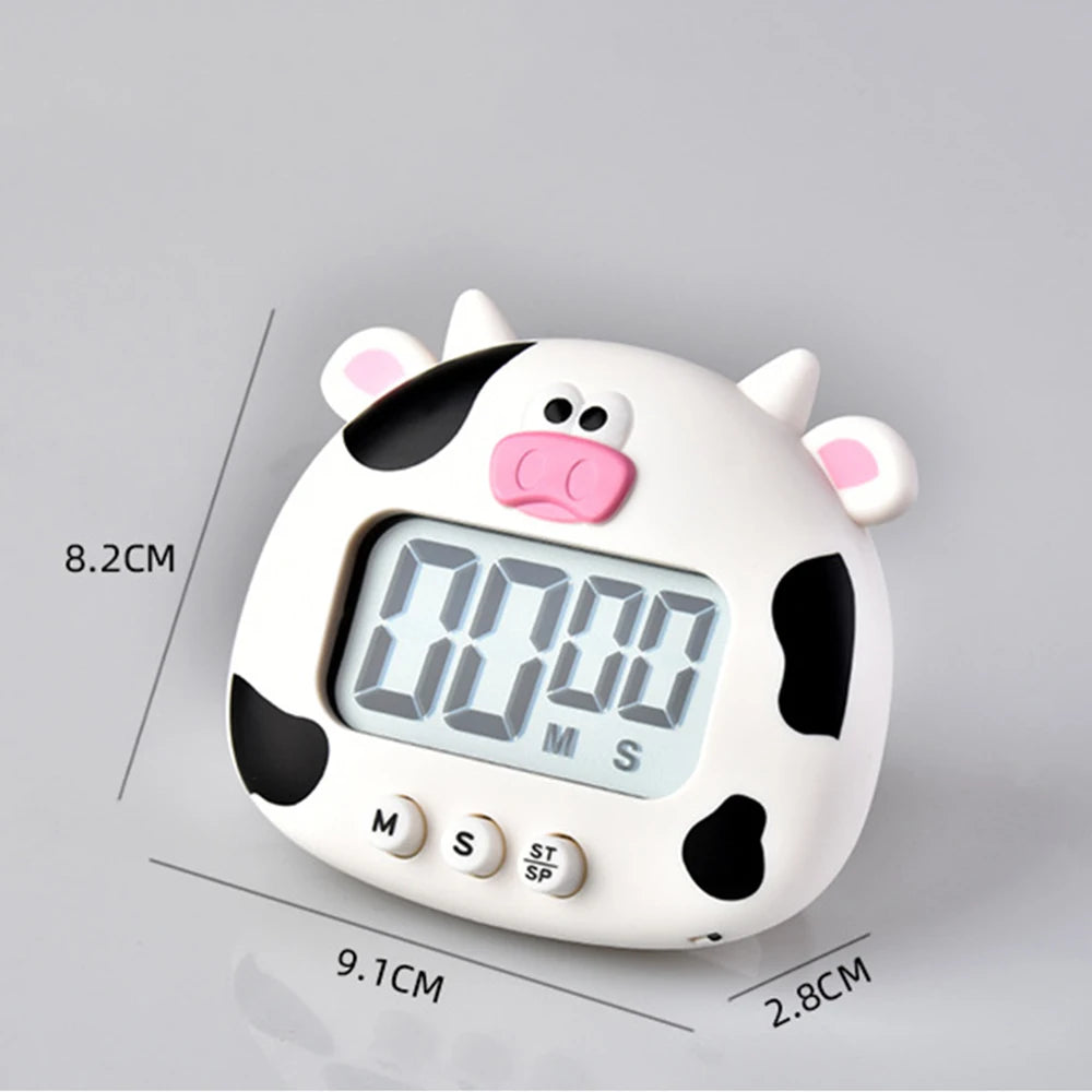 timer minuterie animaux rigolos vache dimensions