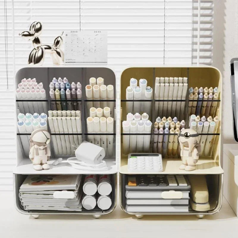 Organiseur de Bureau Moderne :  Accès Facile et Vision Optimale des Fournitures 🗂️
