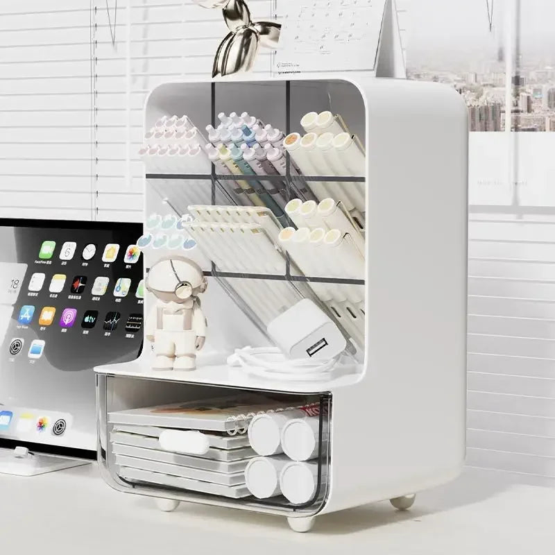Organiseur de Bureau Moderne :  Accès Facile et Vision Optimale des Fournitures 🗂️