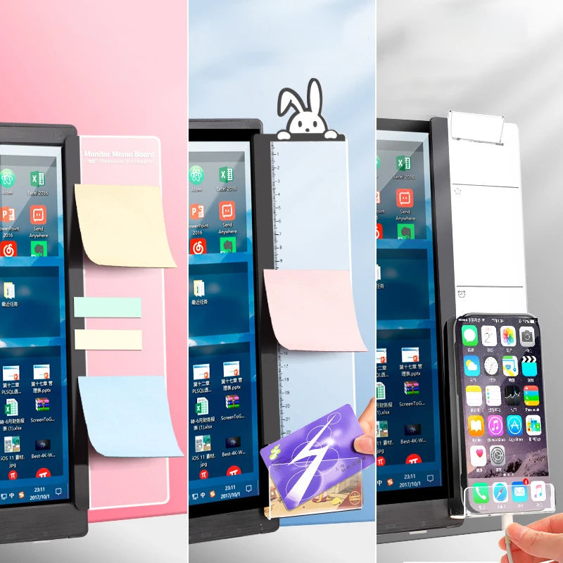 Porte Documents Vertical Kawaii pour Écran d'Ordinateur :  Organise ton Bureau avec Style et Fun ! 🦄✨