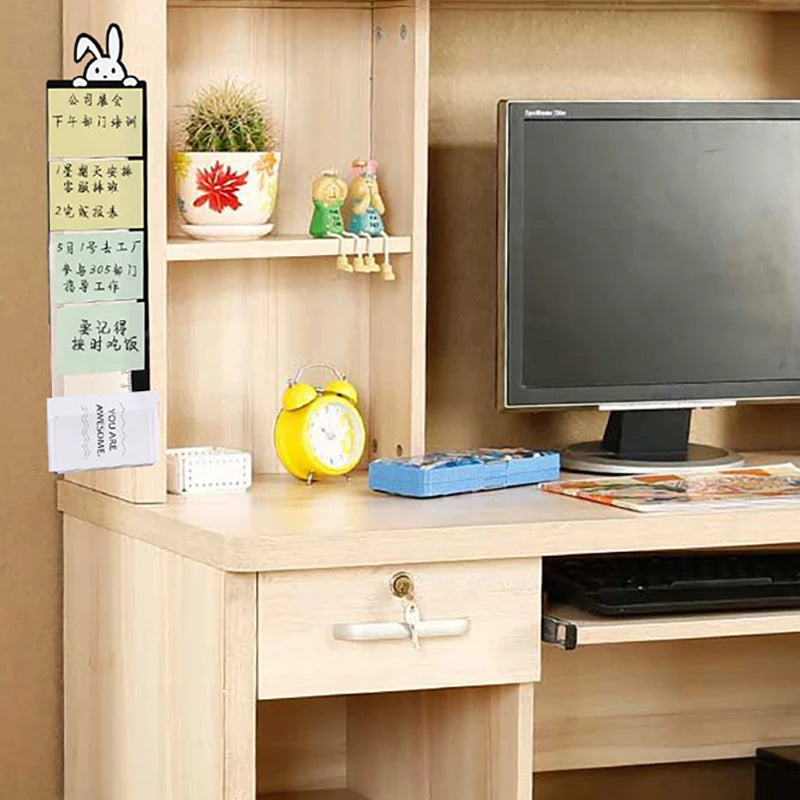 Porte Documents Vertical Kawaii pour Écran d'Ordinateur :  Organise ton Bureau avec Style et Fun ! 🦄✨