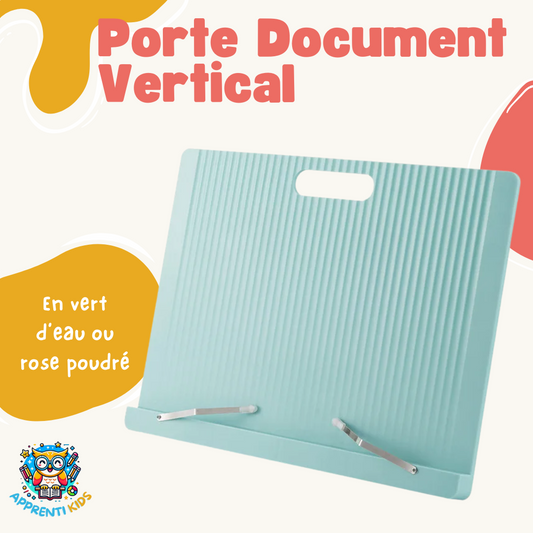 Porte-Document Vertical :  Organisez Votre Bureau et Facilitez l'Apprentissage ! 📚✨