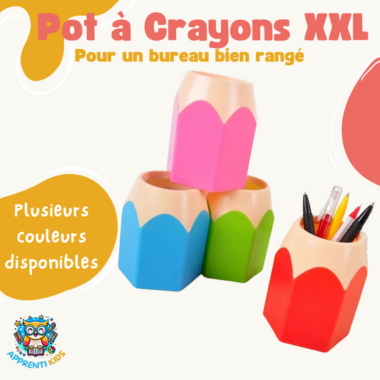 Pot à Crayons Crayon XXL :  Un Organiseur Ludique et Original ! ✏️