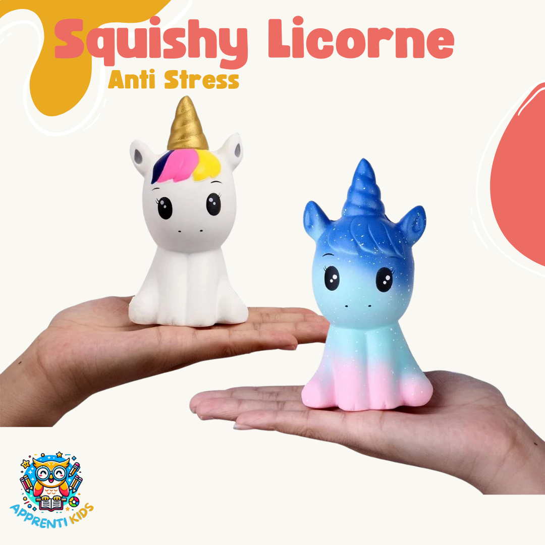 Squishy Licorne Anti-Stress 🦄✨