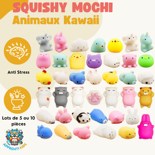 Squishy Mochi Kawaii Animaux Anti-Stress 🦄🍩