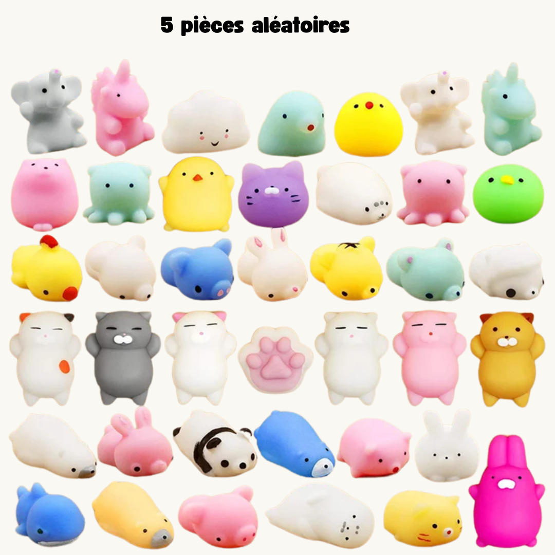 Squishy Mochi Kawaii Animaux Anti-Stress 🦄🍩