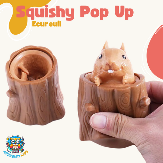Squishy Pop Up Écureuil
