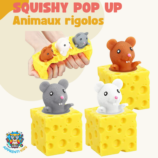 Squishy Pop Up Souris Lapin🧀