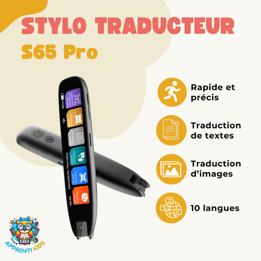 Stylo Traducteur Intelligent S65 Pro : Débloquez les Langues et Explorez le Monde ! 🌎📚